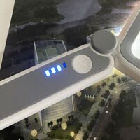 Magnifier with universal backlight, magnifying glass with handle 10863-10LC-XX, size: 108*63 mm, magnification: 4X