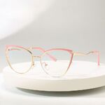 Metal glasses with blue light and UV protection 9719-GT