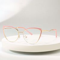 Metal glasses with blue light and UV protection 9719-GT