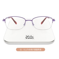 Metal eyeglasses for reading 8811 Blue ray cut, diopters from +1.00 to +4.00, PD62-64