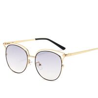 Metal sunglasses with UV400 protection 9704-2-GT