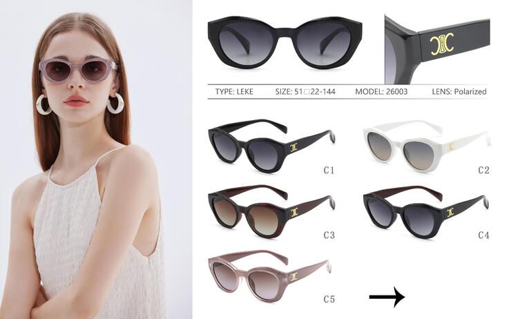 Polarized plastic sunglasses Leke LK26003