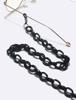 Gold glasses chain with hearts GB146