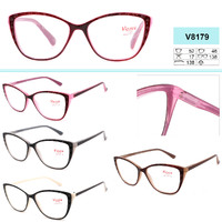 Corrective plastic frame eyeglasses VIZZINI V8179 dioptries +1.00 to +4.00 (0.25 step), -1.00 to-4.00 (step 0.5)