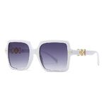 Plastic + metal square sunglasses Elit 4441-EL