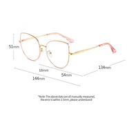 Очки металлические с защитой от синего света 9705-3-GT