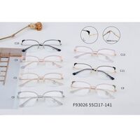 Combined nylor frame (metal + TR90) with Blue Ray Cut protection lenses MAMO F93026