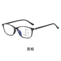 Plastic TR90 glasses for reading multifocal with Blue Ray Cut, diopters from +1.00 to +4.00, RMC=62-64, KY2820-3多焦点