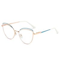 Metal glasses with blue light and UV protection 9745-GT