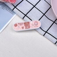 Plastic tweezers with individual pencil-box packaging SO103C, size 5.6 cm