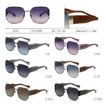 Polarized metal sunglasses for women Leke PS31866