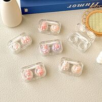 Mini soft contact lens kit W806-12爱心粉兔