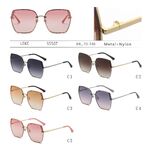 Metal sunglasses with nylon lenses for women Leke S5507