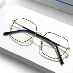 Metal glasses with blue light and UV protection 9651-3-GT