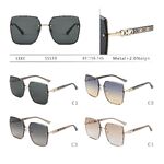 Metal sunglasses with nylon lenses for women Leke S5519
