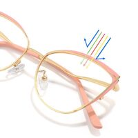 Metal glasses with blue light and UV protection 9719-GT