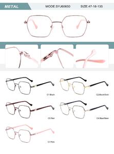 Оправа металлическая женская с флексом SYJ60650-DA