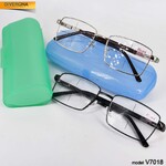 Очки в комбинированной оправе с линзами Block Blue Light в футляре Vizzini V8177 (W21030-31)