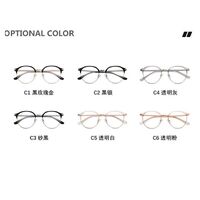 Hybrid frame, metal + TR90, with Blue Block coating SANTA 1532