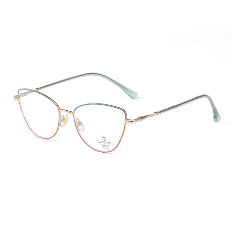 Metal frame with Blue Ray Cut protection lenses MAMO F93022