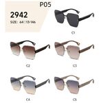 Polarized metal + TR90 sunglasses with nylon lenses P05KY 2942