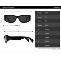 Plastic square sunglasses for women Elit 9215-EL