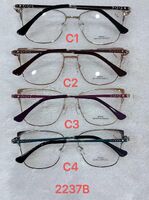Metal frame for glasses with spring hinges 2237B