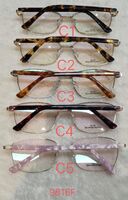 Оправа для очков металлическая полуободковая с флексом 9816F