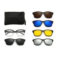 El Dorado frames with polarized sunshades set (clip-on) on magnet 2279 (5 pieces) 
