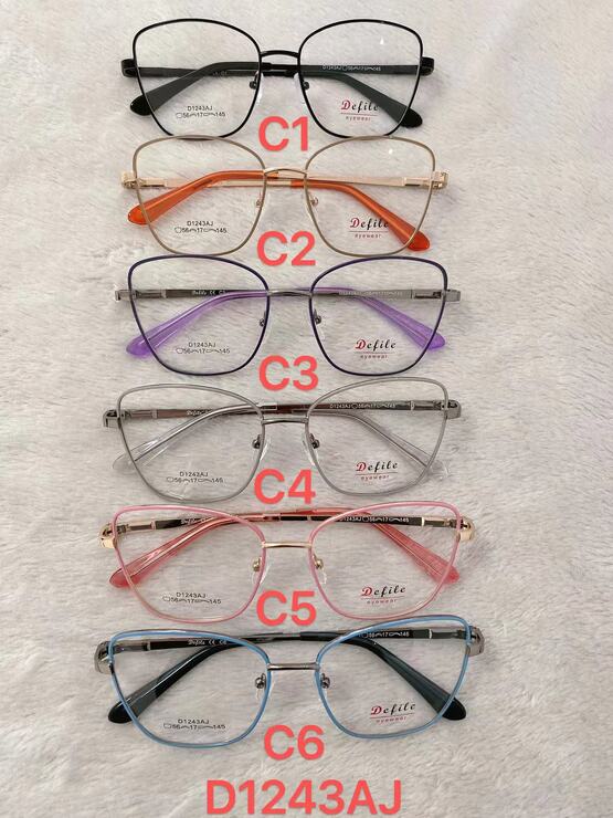 Оправа для очков металлическая с флексом Defile D1243AJ