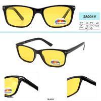 Anti-fog goggles, glasses with yellow anti-reflective lenses for drivers, fishermen, hunters Mystery 28001Y