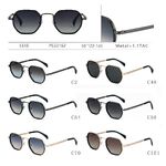 Polarized metal sunglasses Leke PS33162