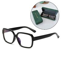 Plastic glasses with case, with blue light protection KY5218-2