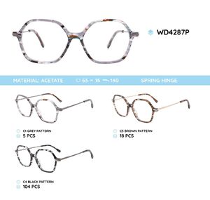 Plastic acetate eyeglasses frame for women WD4287P
