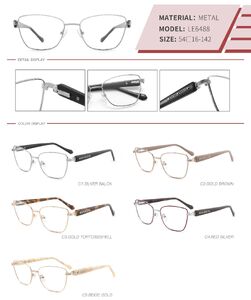 Metal frame with spring hinges LE6488-DA