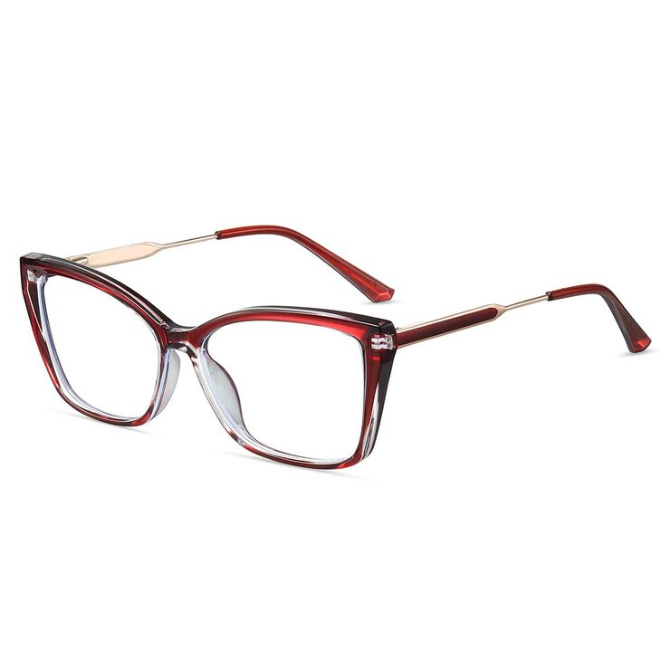 TR90 plastic frame or glasses with blue light protection, with spring hinges FA8345