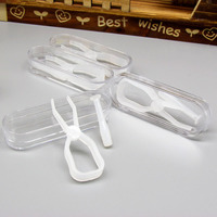 Пинцет силиконовый 5,2см в индивидуальной коробочке XF5.2CM