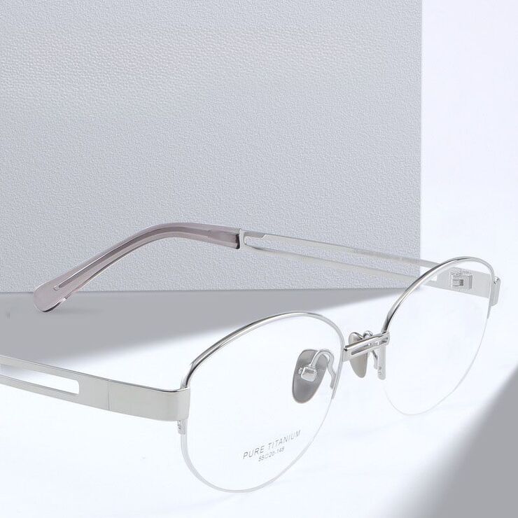 Оправа полуободковая сверхлёгкая титановая MAMO PT08287