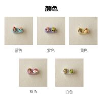 Mini soft contact lens kit retractable W-CT42辫子女孩