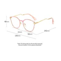 Metal glasses with blue light and UV protection 9703-GT