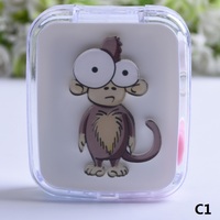 Набор для контактных линз складной с зеркалом и пинцетом FZ0922