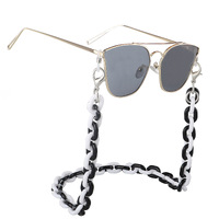 Acrylic non-slip chain, thick concave shape, for glasses and masks GL287-1