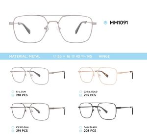 Metal men's frame for glasses MM1091