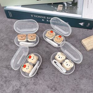 Mini soft contact lens XY-138翻盖棕熊米熊头