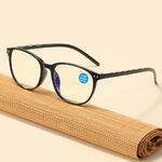 Plastic glasses for reading, with Blue ray cut protection, diopters from +0.00 to +4.00, RMC=62-64, KY6008-7老花