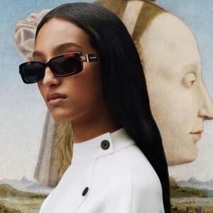 Пластиковые солнцезащитные очки в узкой ретро-квадратной оправе Elit LH136-EL