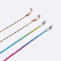 Набор из двух акриловых цепочек для очков прозрачной и ракушки GM054