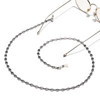 Металлическая нескользящая цепочка из нержавеющей стали, в форме свиного носа, для очков и масок GS055