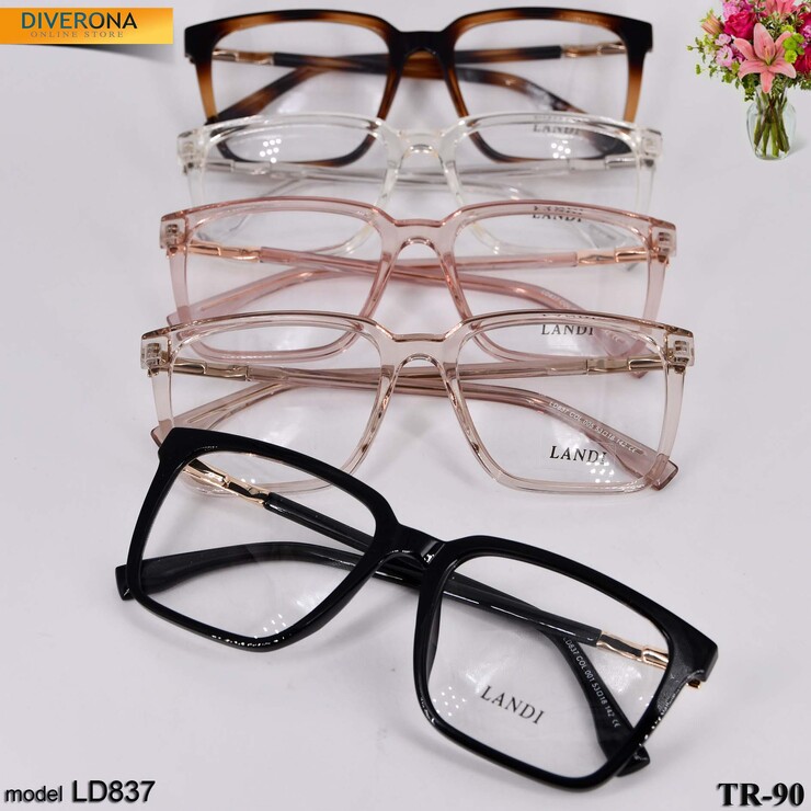 Plastic frames for glasses material TR-90 LD837