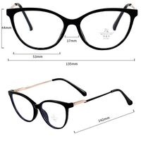 Оправа комбинированная с линзами Blue Ray Cut MAMO 8808 с флексом